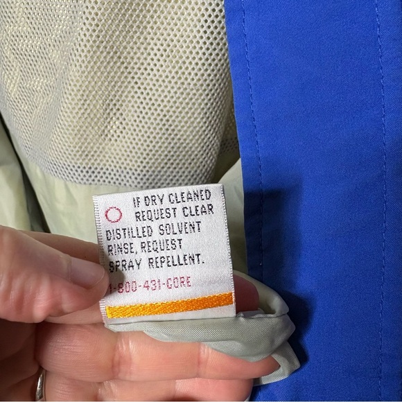 Vintage L.L. Bean Teal and Blue Women's GORE-TEX Jacket Size Small - Picture 6 of 8